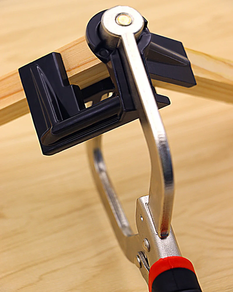 Imagem -04 - Carpintaria 90 Graus Ângulo Direito Braçadeira Quadro de Imagem Braçadeira Canto Clipe Fixo Punch Mounter Braçadeira Ferramentas Manuais 1pc