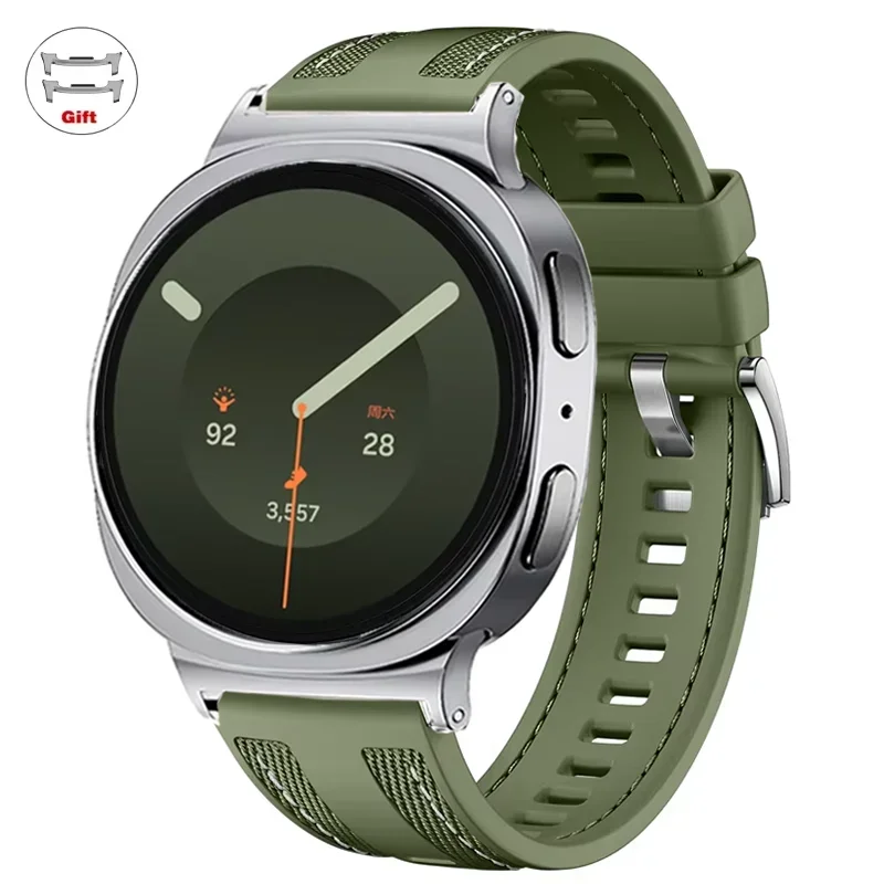 Nylon-Silikonarmband für Samsung Galaxy Watch 9/8 Classic 40 mm 44 mm Smartwatch-Ersatzband für Galaxy Watch 9 40 mm Armband – Detail 4
