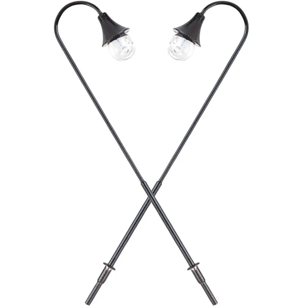 

2 шт. Миниатюрные уличные фонари для декора песочницы, модели светильников для двора, миниатюрные садовые фонари для дома, ландшафтный декор