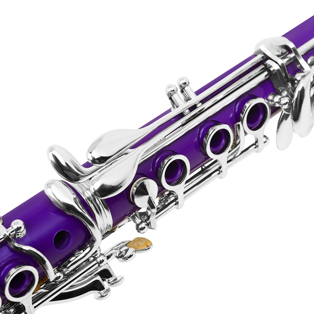 IRIN Clarinet Bb Clarinet 17 Keys 6 Rings Purple Blackwinds Professional Woodwind Musical Instruments With Accessories Bag