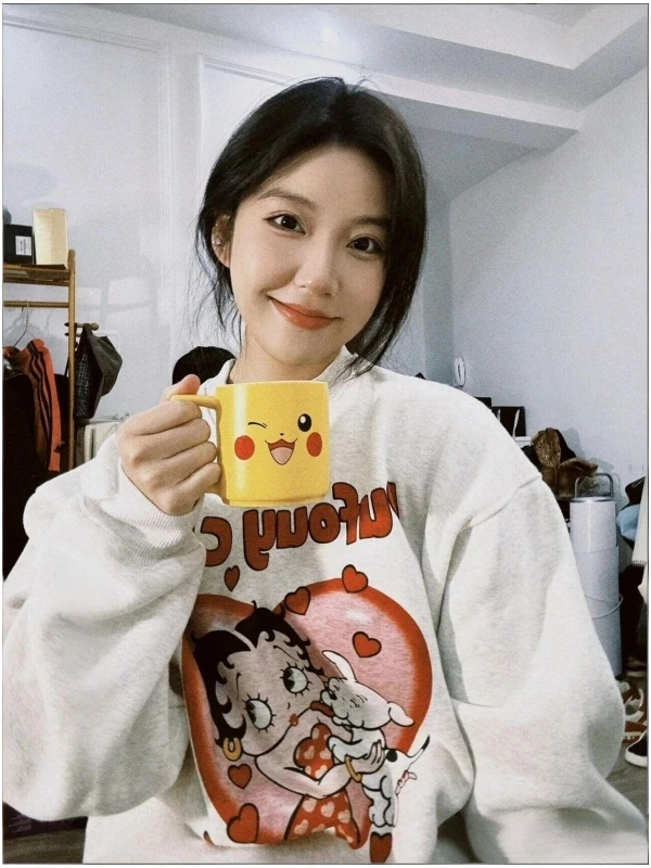 

Свитшот с принтом в виде сердца, размер плюс-сайз (на вес до 300 фунтов), из чистого хлопка, унисекс, весна-осень, повседневный, удобный, с длинными рукавами, круглым вырезом горловины...