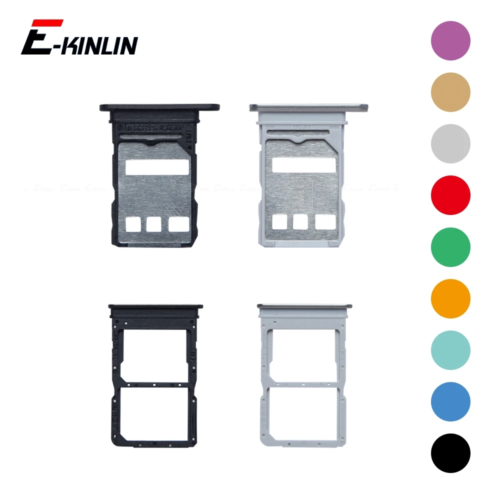 Sim Micro SD Card Socket Adapter Container Connector Holder Slot Tray Reader For HuaWei Honor Play 40 50 Plus Play5T Pro Play8T