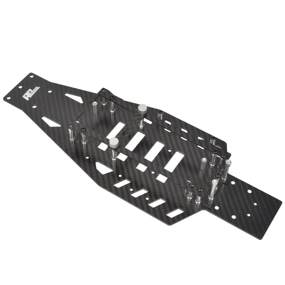 Lower Chassis Plate RC Car Upgrade Replacement Parts for Traxxas Bandit VXL Rustler VXL Bandit Rustler 2WD Electric Buggy Truck