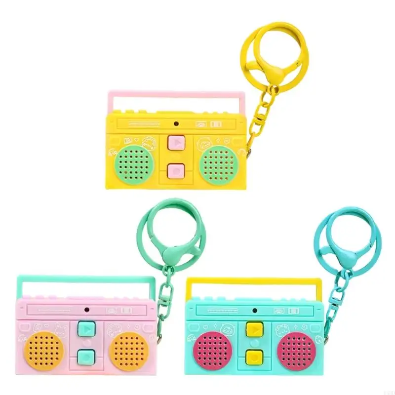 

Красочный брелок для голосовых сообщений в подарок с функцией записи. Простой в использовании пластиковый футляр. Несколько