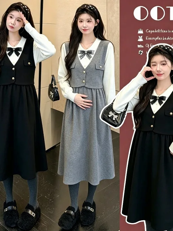 vestido-holgado-de-maternidad-de-manga-larga-estilo-coreano-con-apariencia-de-no-embarazada-ideal-para-lactancia-sueter