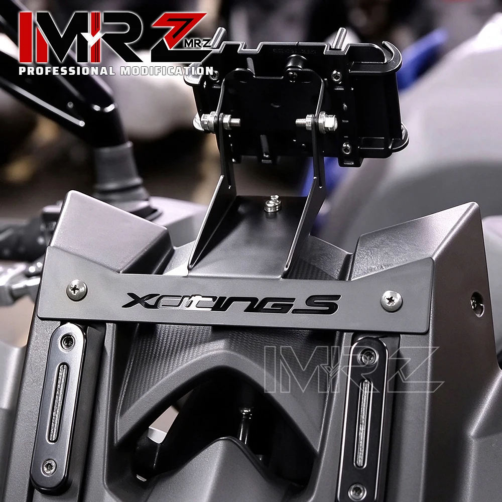 For Kymco Xciting-S 400 2018-2023 Xciting VS 400 2023-2024 Phone Stand Holder Support GPS Navigation Plate Bracket Accessories