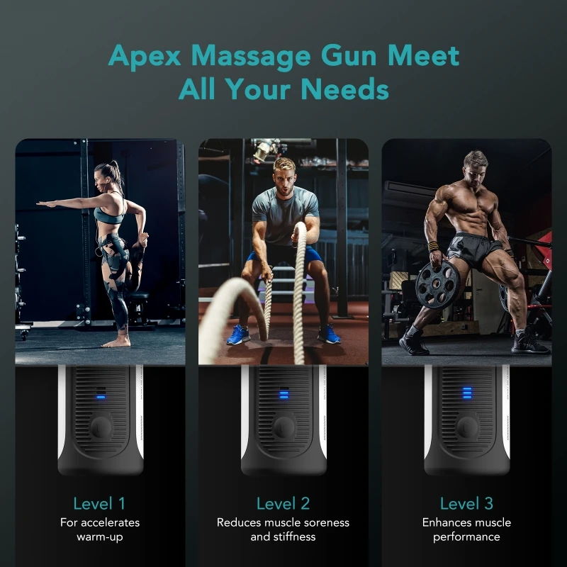 OPOVE Apex Fascia Gun Professional Massage Gun Muscle Relaxation Deep Tissue Fitness Therapist Choice Electric Massage machine