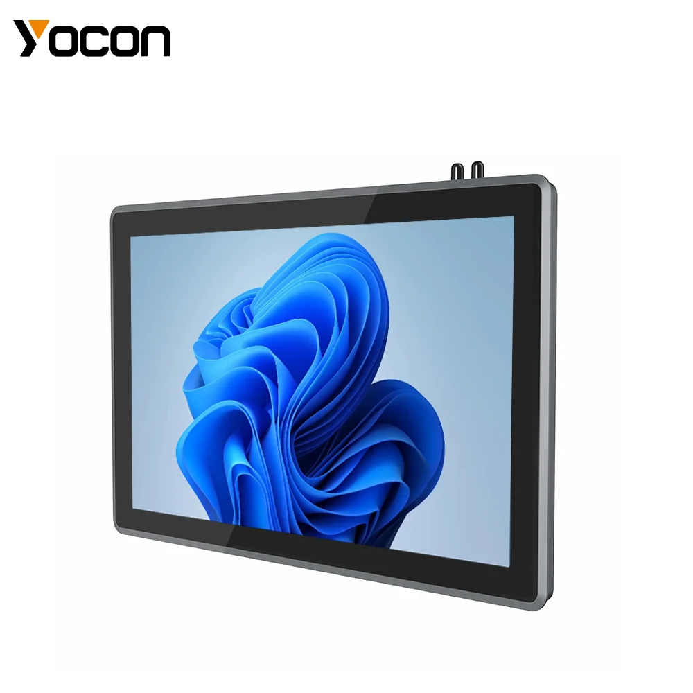 

13,3-дюймовый встроенный панельный ПК «все в одном» емкостный сенсорный ПК Win OS RS232 RJ45 Экран IP65 водонепроницаемый Полностью закрытый ПК