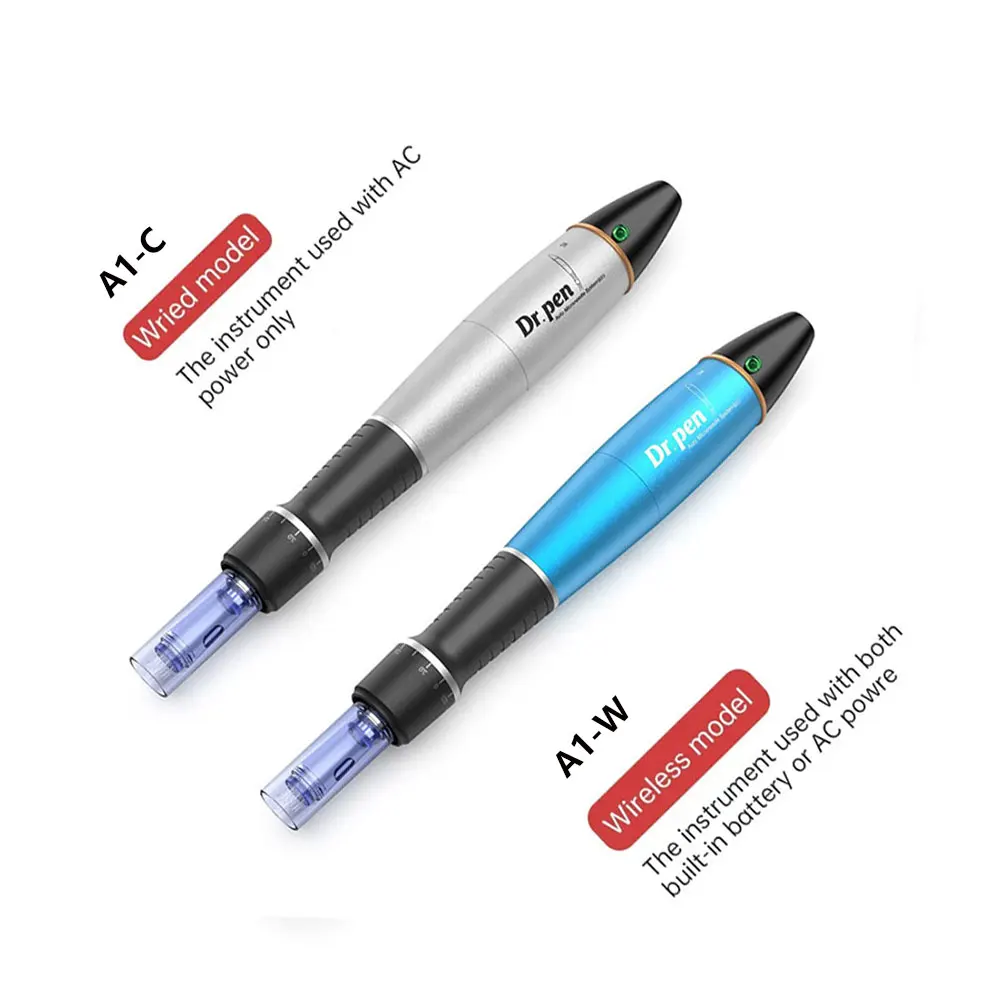 Dr.Pen Ultima A1 Microneedling Pen Professional Electric Derma Auto Pen with 2Pcs 12Pin Cartridges for Skincare CE & RoHS