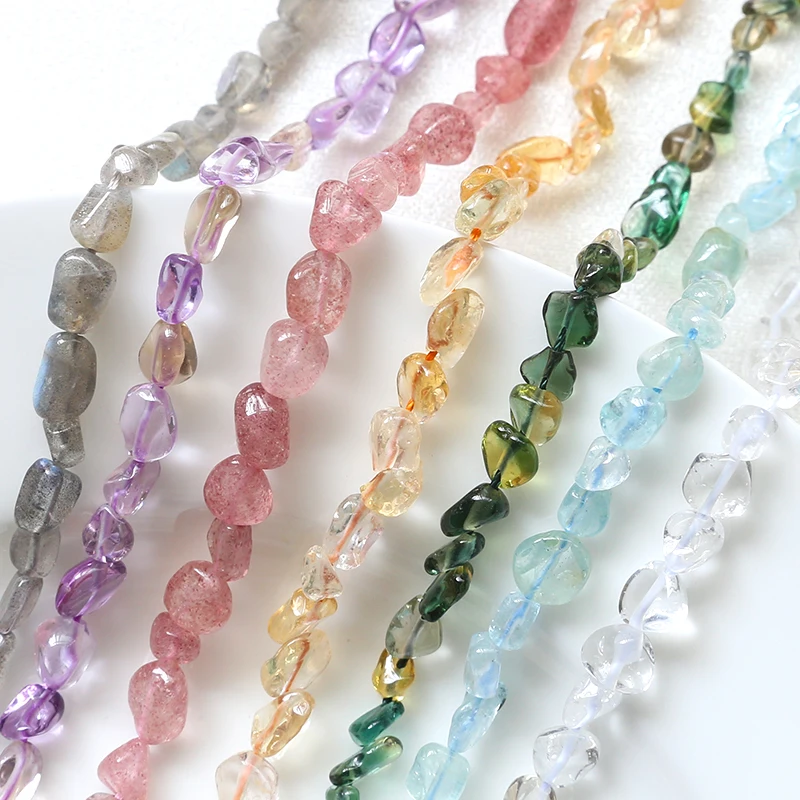 

Нить из аметиста и цитрина, нерегулярные бусины-гравий для рукоделия, изготовления украшений, серег, ожерелий, браслетов, аксессуаров