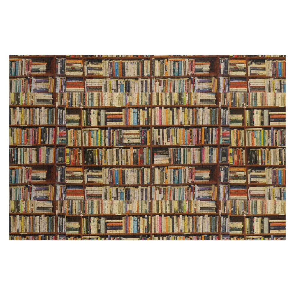 Bookish Jigsaw Puzzle Custom Gift With Personalized Photo Wooden Name Iq Puzzle