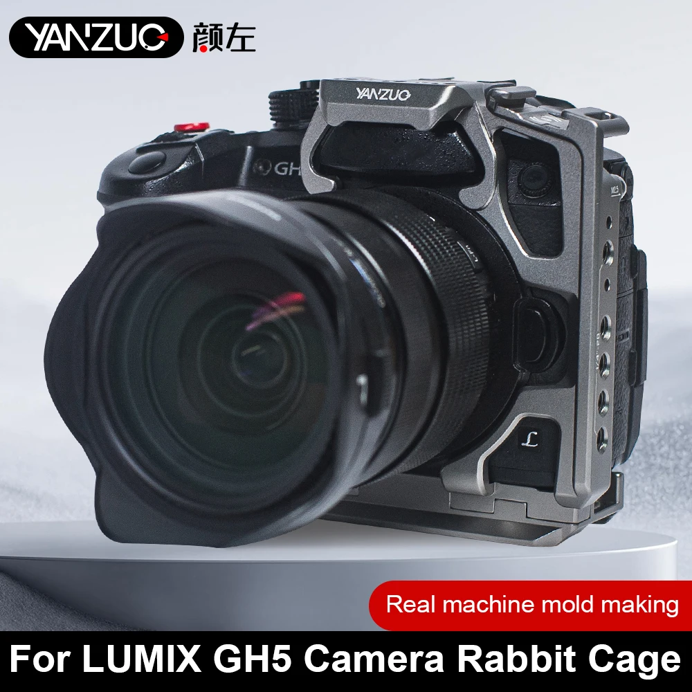 

YANZUO Camera Expansion Metal Protective Frame for LUMIX GH5 Camera Rabbit Cage Gh5 Stabilizer for Horizontal Vertical Shooting