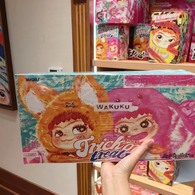 

Wakuku 2.0 Trick Or Treat Series слепая коробка Коллекционная фигурка-сюрприз Модная игрушка Подарочный кулон 1:1 Высокое качество