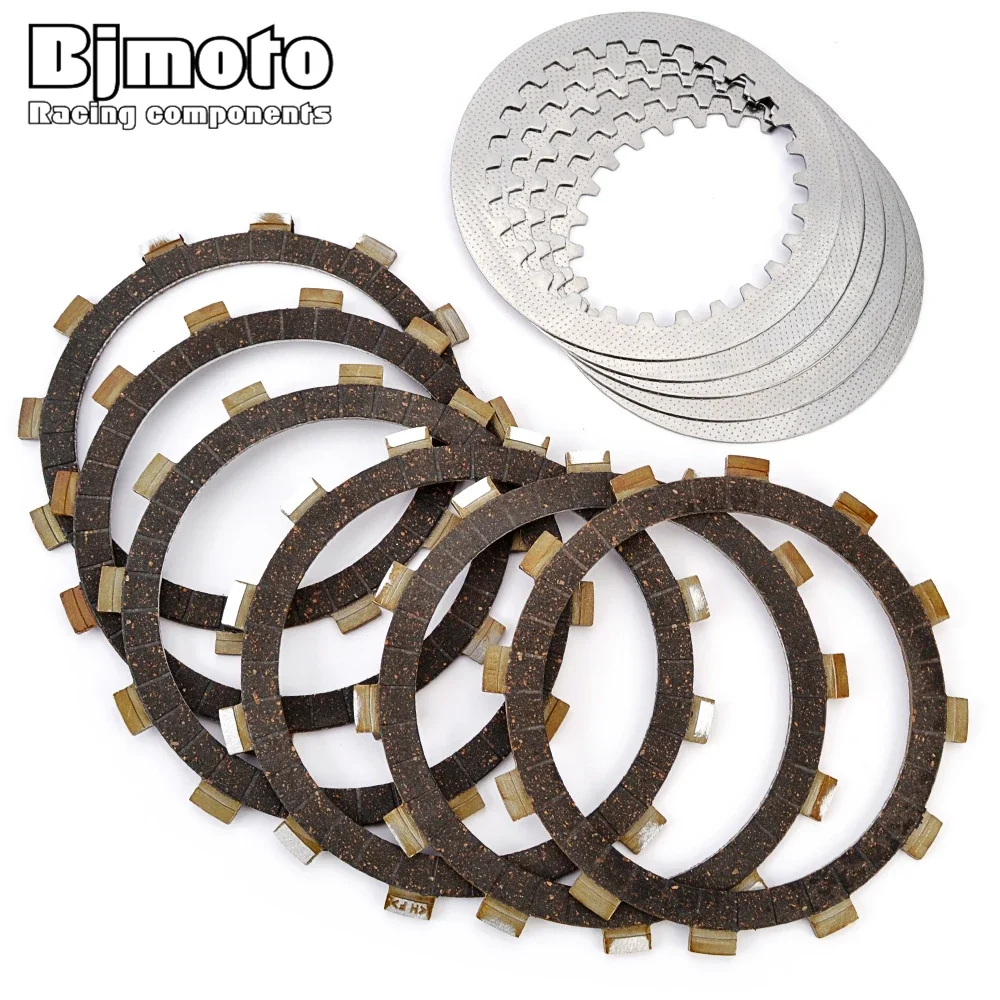 Clutch Friction Plates For Yamaha SR250 SR250G SR250H SR250TH TT250G TT250H TT250J / XT250 XT250H XT250G XT250J XT250K XT250KC