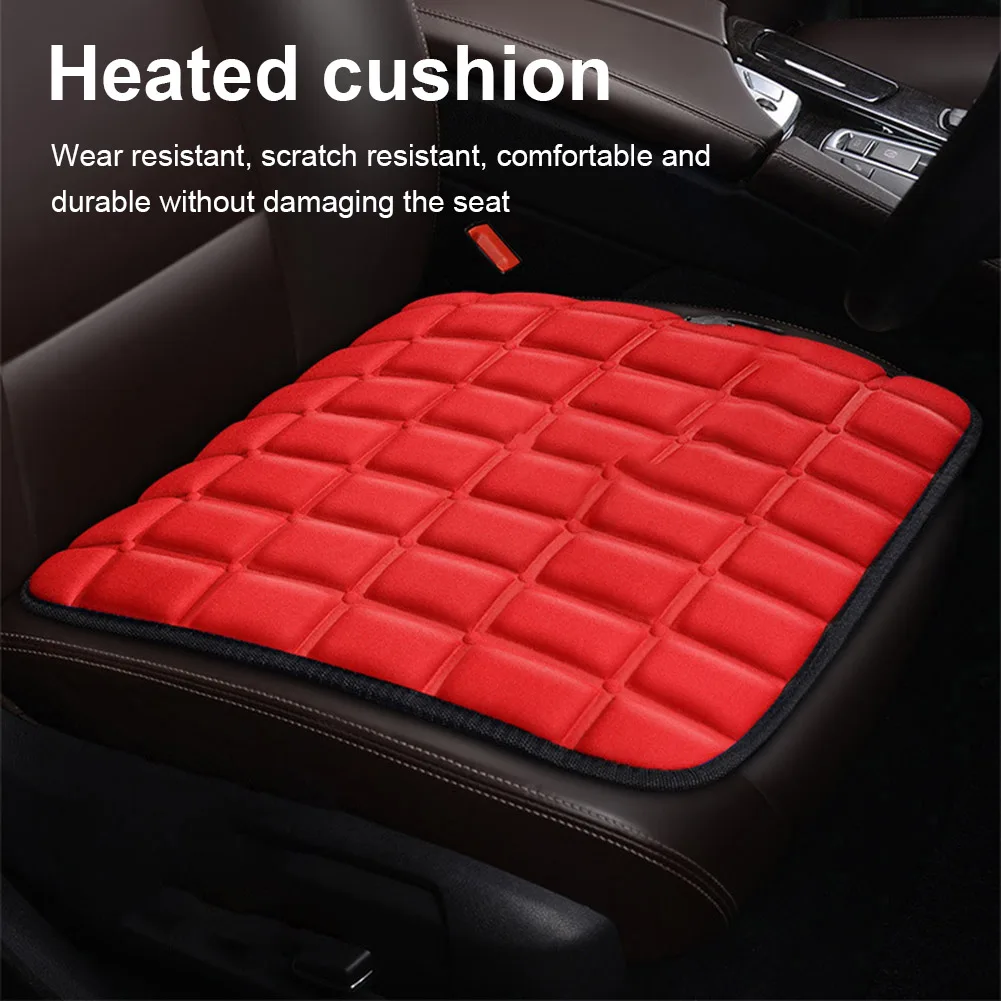 Electric Winter Warm Seat Cover USB 5V Heated Car Seat Cushion Comfortable Non Slip Scratch Resistant Auto Interior Accessories