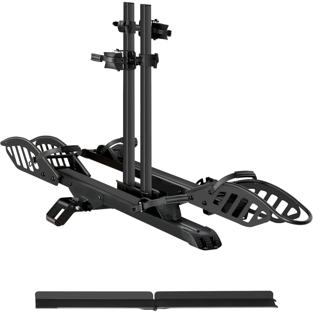 

Багажник для электронного велосипеда с рампами, стойка для велосипеда Hitch 2, багажник для электрического велосипеда емкостью 200 фунтов, складное крепление на платформе для автомобилей, грузовиков, внедорожников