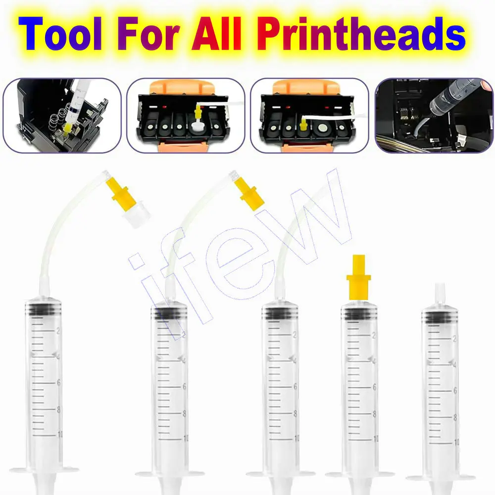 100ML Printhead Cleaning Kit Printer Head Cleaner Clean Solution Liquid Fluid for EPSON HP CANON BROTHER Lexmark Inkjet Printer