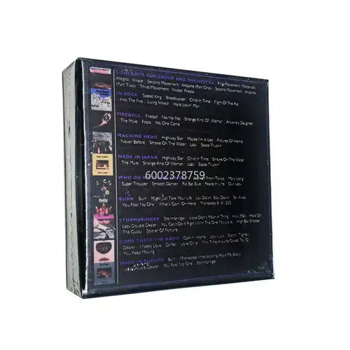 Imagen 2 del producto Álbum completo de banda de rock británica Deep Purple 1970-1976, CD de música de banda Pioneer de heavy metal y hard rock moderno, 10 Uds.