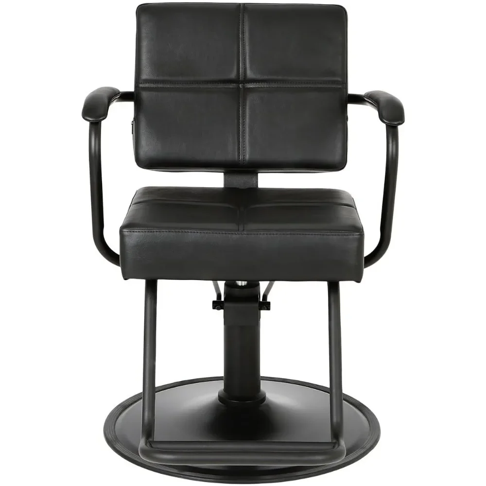 Styling Chair for Professional Salons and Barbershops with Smooth All Premium Vinyl with Detailed Stitching,and Metal Frame