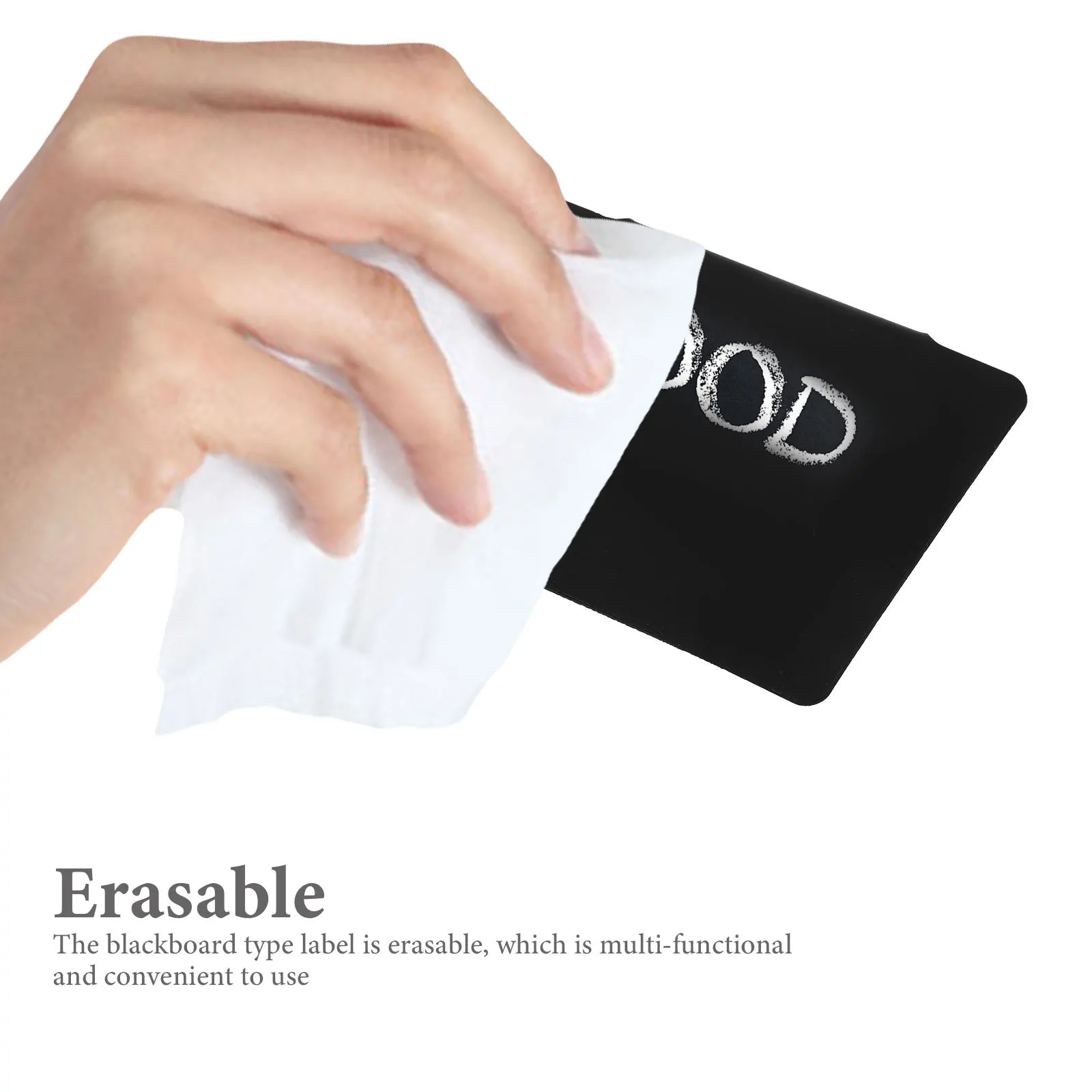 6Pcs Blackboard Price Boards Mini Hanging Chalkboard Signs Rewritable Display Labels Multifunctional Food Tags for Menu