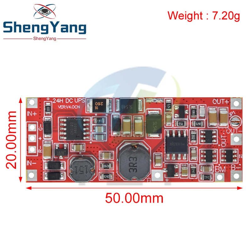 Imagem -06 - Tzt-ups Power Supply Module Uninterruptible Power Control Board Carregamento Step up Proteção dc 12v 15v 24w 1a 2s V4.0cn