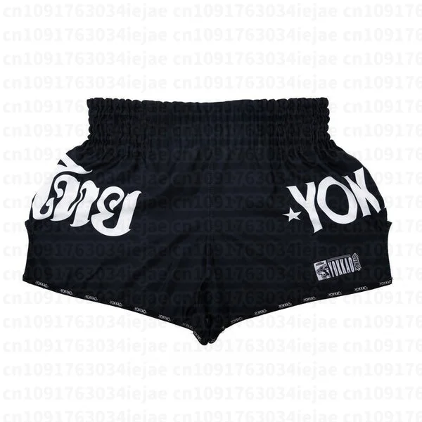 2026 Sommer Muay Thai Shorts Kampfsport Professionelle Herren- und Kinder-Shorts aus Polyesterfaser ohne Stretch – Detail 3