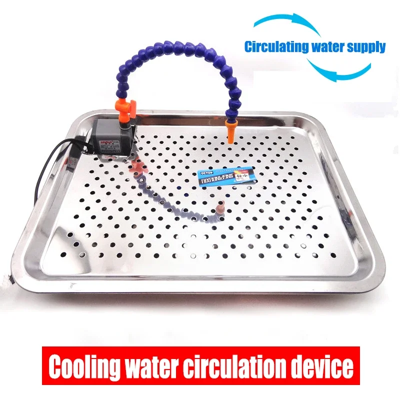 Engraving Work Cooling Circulating Water Supply Device Jade Gereedschappen Water Circulerende Werktafel Stainless Steel Tray