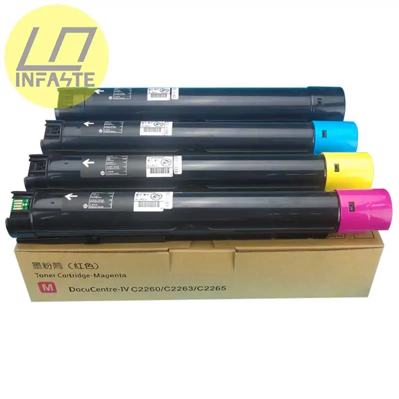 

Infaste Copier Parts Compatible V2265 Toner Cartridge for Xerox DocuCentre V C2263 2265 ApeosPort C2060 2560 3060 With Chip