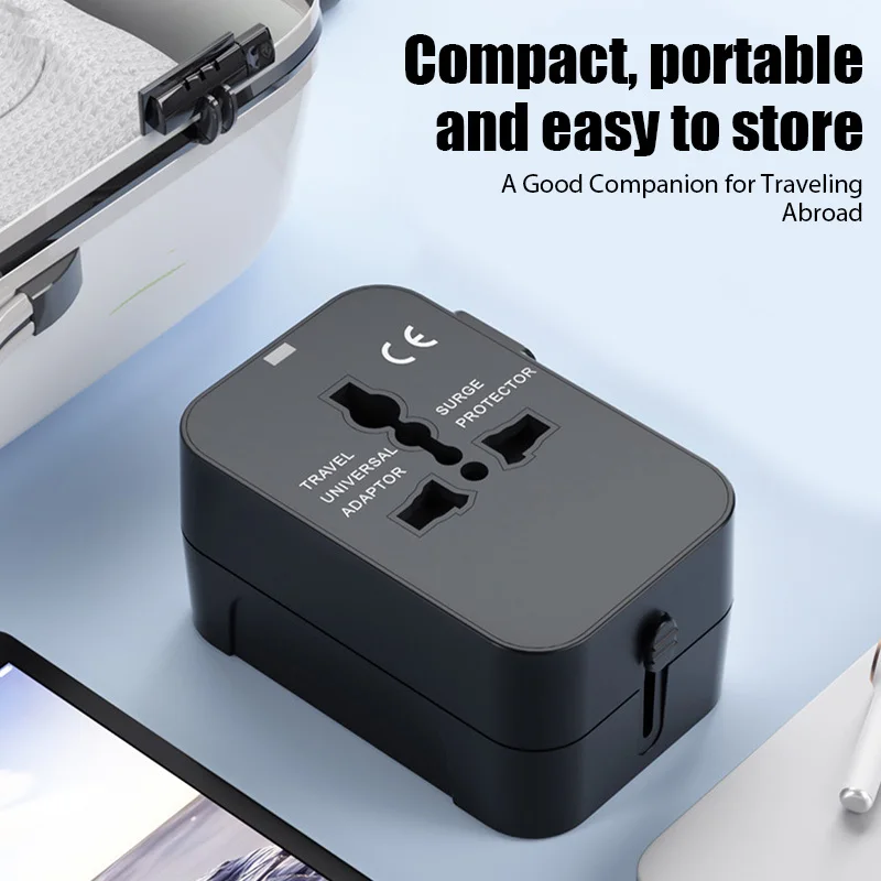 Uniwersalny adapter podróżny EU UK US AU Ładowarka sieciowa Adapter gniazda Konwerter Gniazdo Wtyczka Adapter Złącze z podwójnym portem USB