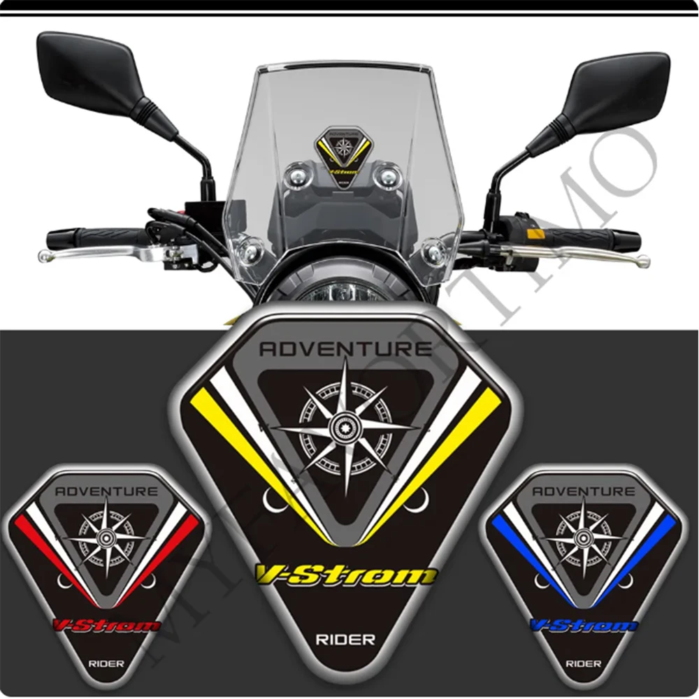 Tank Pad Stickers Wind Deflector Trunk Luggage Protector For Suzuki V-STROM DL 1000 650 250 1050 XT VSTROM 650XT 1050XT