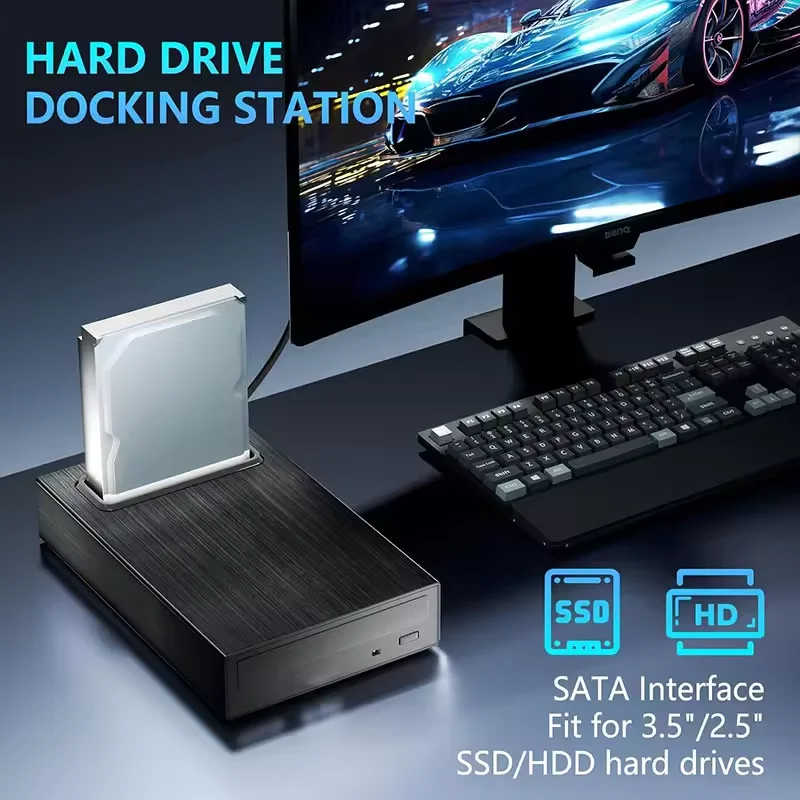 4 em 1 unidade blu-ray externo, 16x velocidade de leitura, com docking station disco rígido, usb 3.0, gravador de dvd para pc e laptop