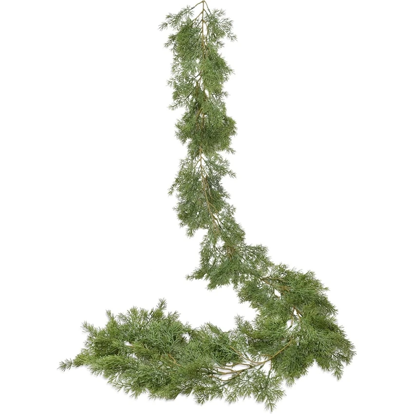 

Artificialplant rattan Long vines NewYear Christmas Pine tree Wreath Home festival Outdoor Garden courtyard Party Decor DIY gift