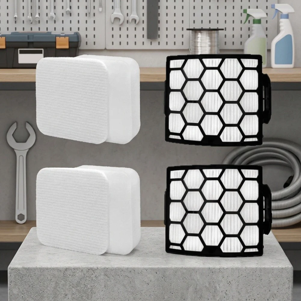 For Shark LA300 LA802 LA302 LA502 Compatible Replacement Filter Set Foam for Plus Felt Vacuum Filter 2 Pcs Per Type