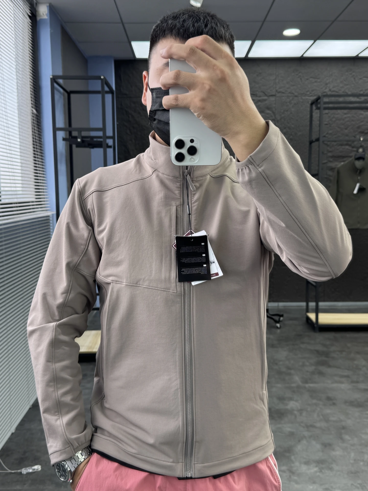 

Svip Xiong 3900, функциональное мягкое мужское пальто с воротником-стойкой, уличное ветрозащитное удобное повседневное пальто из нейлона и полиэстера, спа...