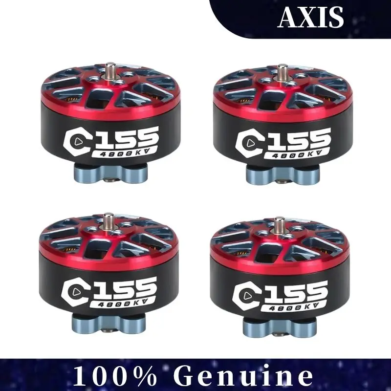 

Axisflying C155 4800KV FPV Brushless Motor for 2.5-3.5 Inch Cinewhoop Drones High-Temperature Resistant Long
