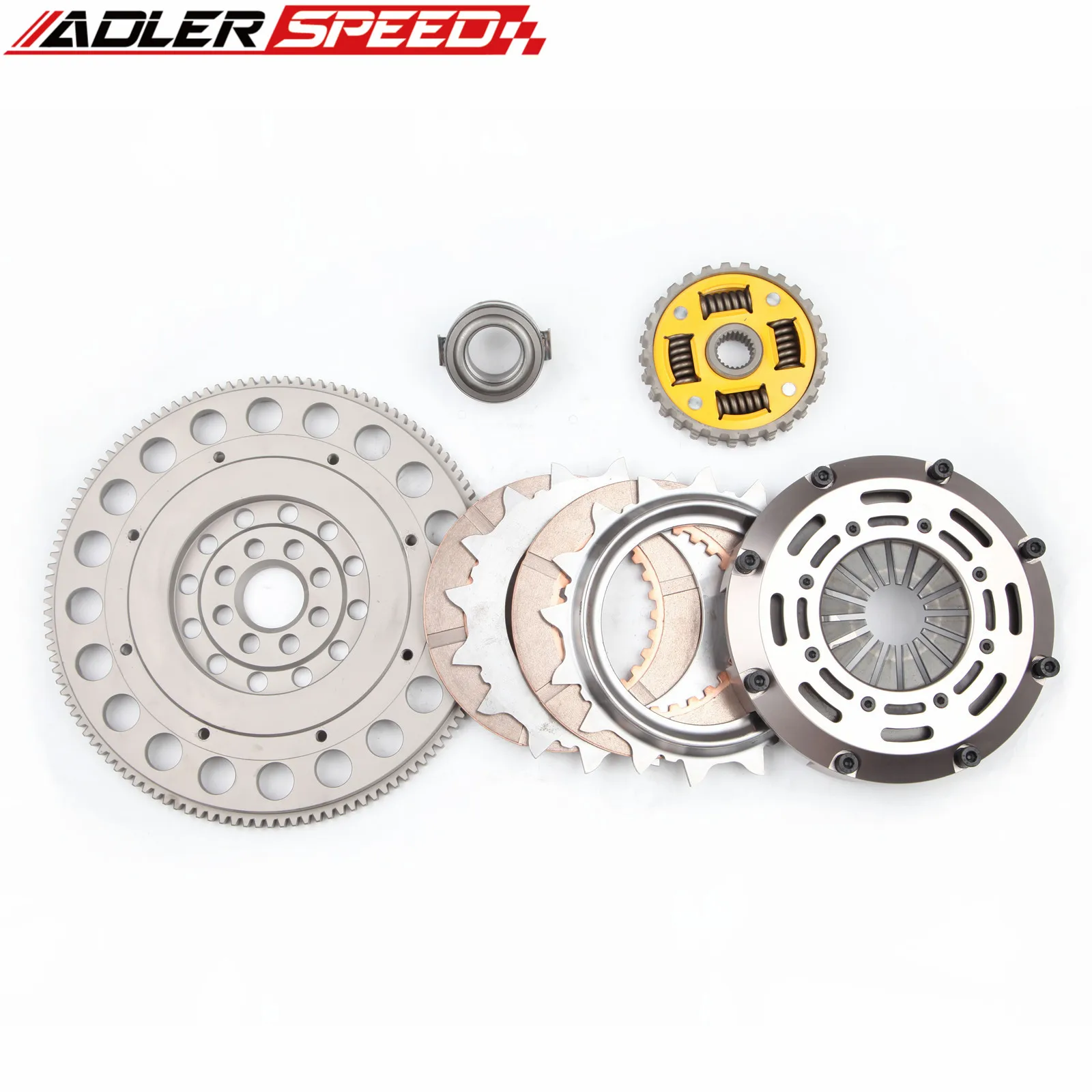 ADLERSPEED Kit doppio disco frizione Racing & Street per Toyota Celica All-Trac 88-93, GTS 2.0L 3SGTE Medium WT