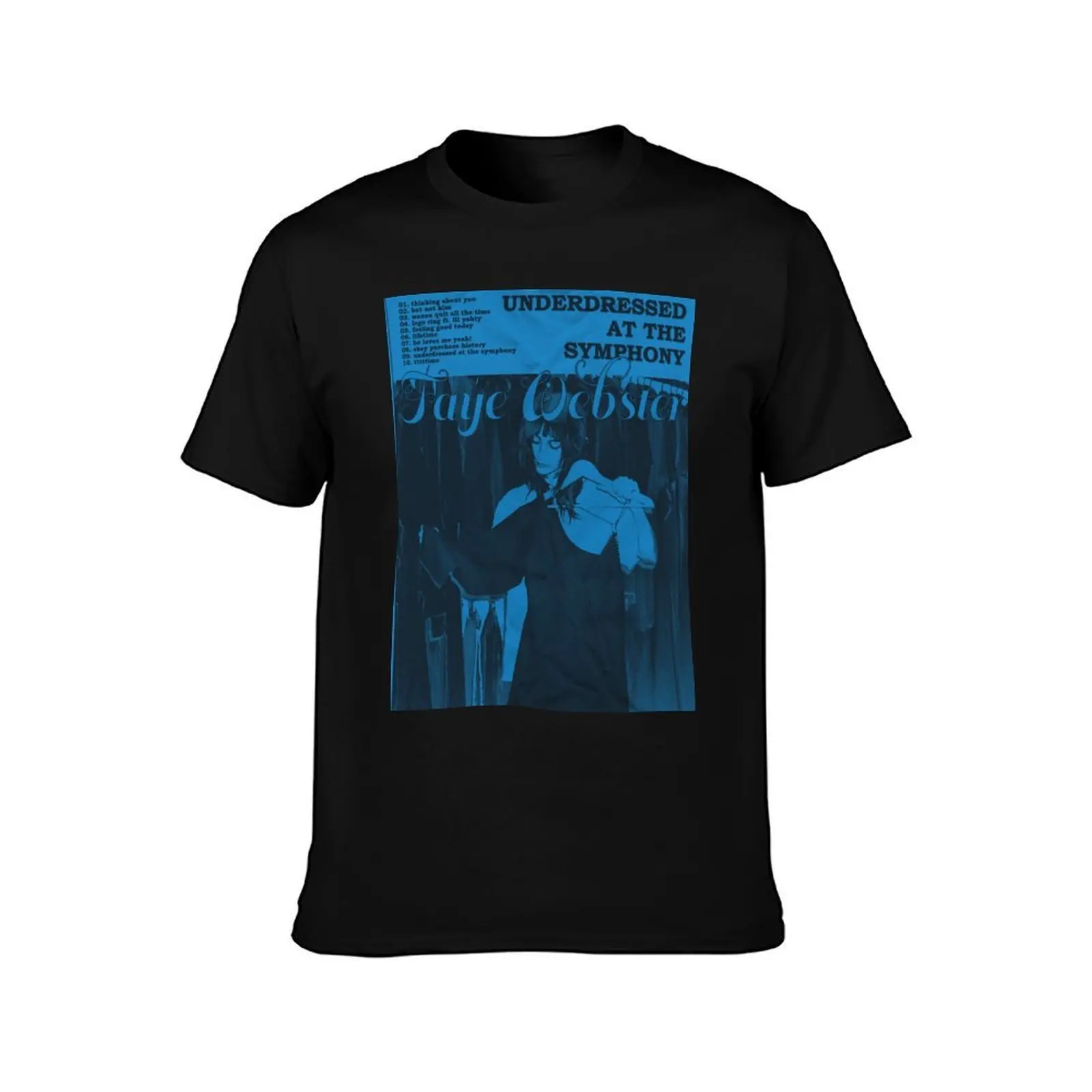 Faye Webster Underdressed At The Symphony Design T-Shirt, Summer Casual Cotton Tee, Oversized Streetwear Tops, Unisex Men Women