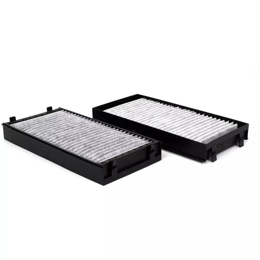 64119248294 2Pcs Cabin Air Filter For BMW E70 X5 E71 X6 F01 F02 F07 F10 Activated Carbon ABS Original 64319945586