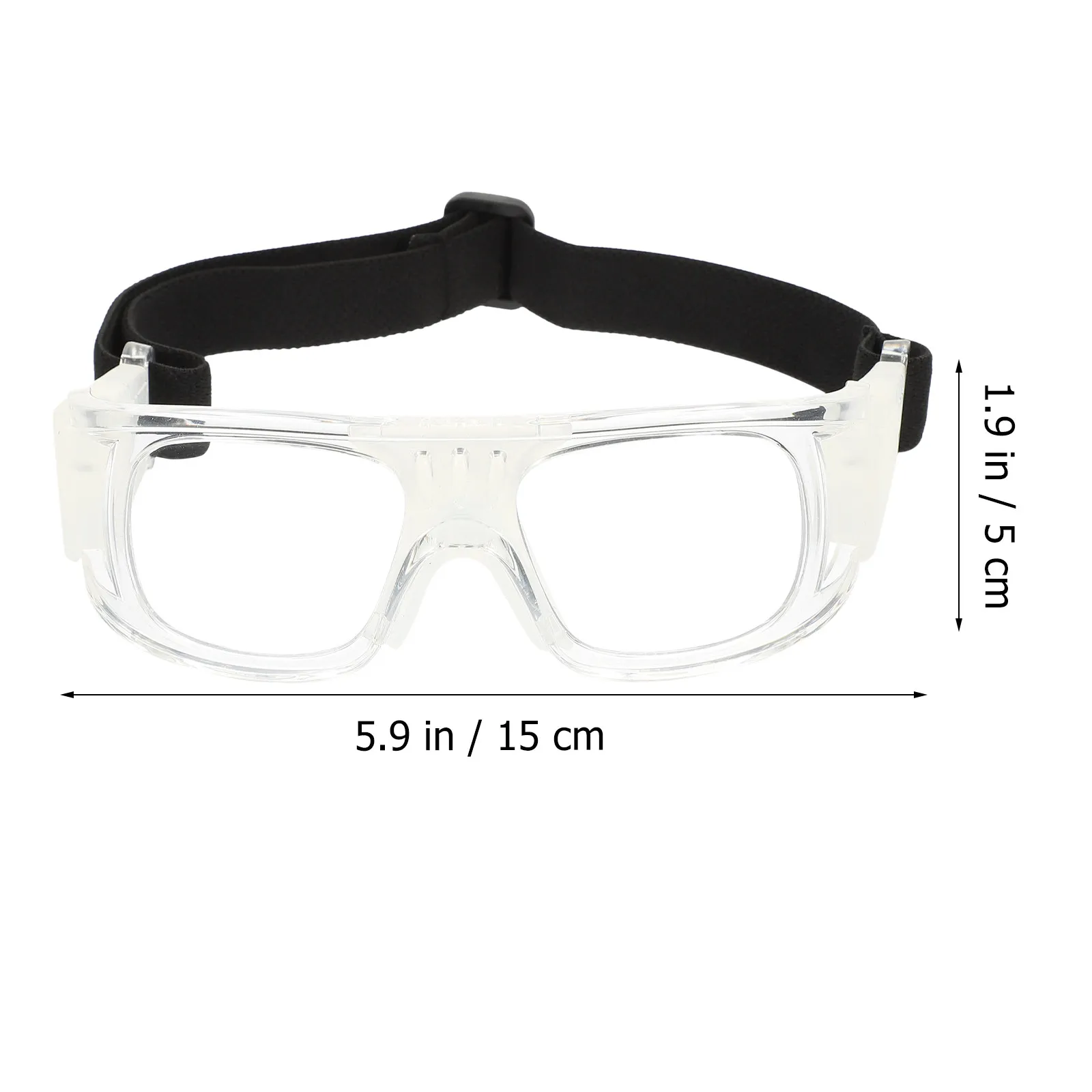 Goggles Basketball Sport Adjustable Glasses Clear Anti-fog Eyeglass Transparent Anti-glare