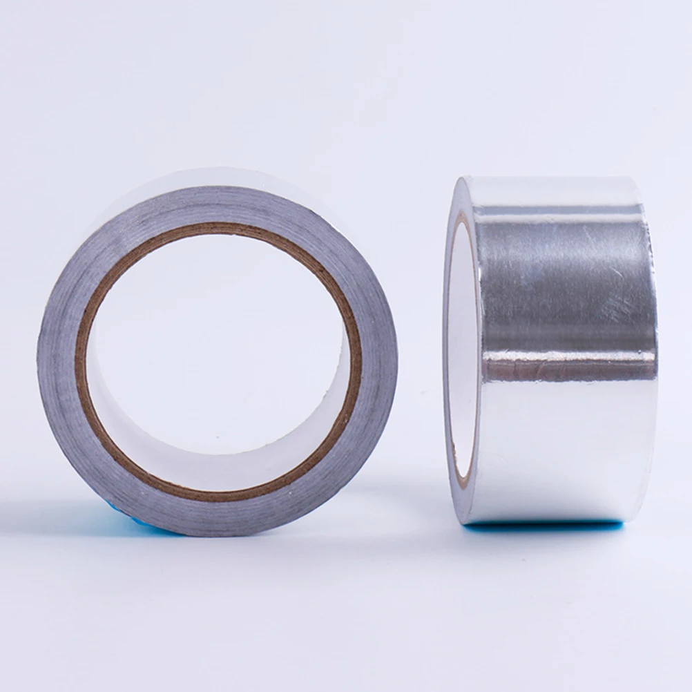

Heavy Duty 50Mmx50M 0.05Mm Aluminium Adhesive Sealing Hvac Duct Insulation Waterproof Foil For Air Conditioner Pipe