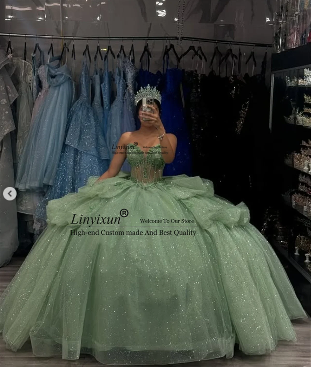 

Бальное платье Quinceanera Платья с аппликацией Кружева 3D Пол Сладкие 16 платьев Принцесса на день рождения по индивидуальному заказу Vestidos De 15 XV Años
