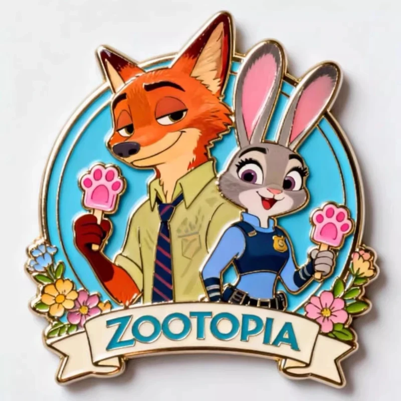 

Disney Zootopia 2 Merchandise Creative Fridge Magnets Limited Edition Judy Nick Sheep Mayor'S Souvenir Home Decoration Gift