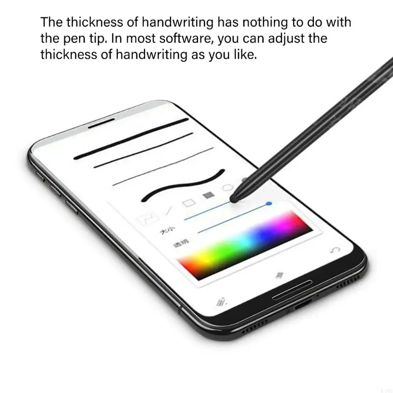 

Стилусы для сенсорного экрана, совместимые с планшетами, смартфонами, легкий дизайн и портативное удобное сенсорное перо F19E