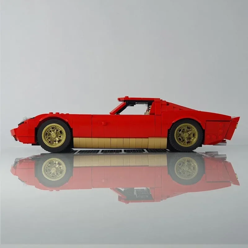 New MOC-132131 1177PCS Miura P400 SV Supercar Racing Car Vehicle Sport Model  Building Blocks Kid Educational Toy Birthdays Gift