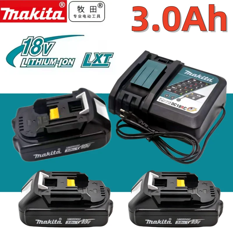 

Lithium-ion Makita Original 18V 3.0Ah Rechargeable Power Tool Battery Charger and DGA404 DTD173 TWO04G DTW700 High-Quality