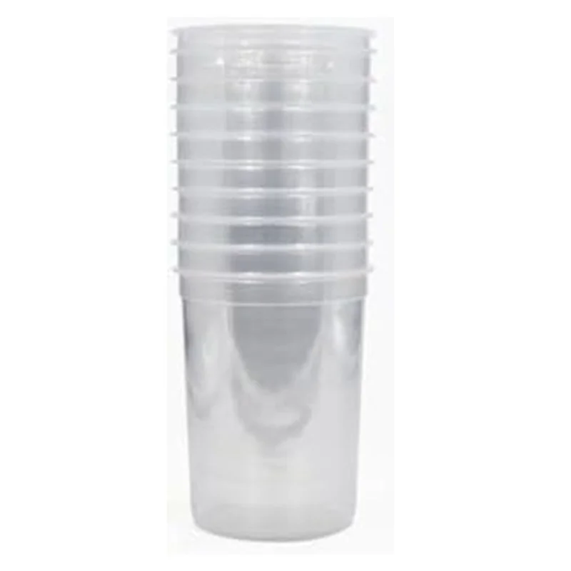 AB15-Hard Cup With Scale And Holder And Lid Spray Gunpaint Sprayer For Spray Gunfiltration System, 4 Cup Sealing Plugs