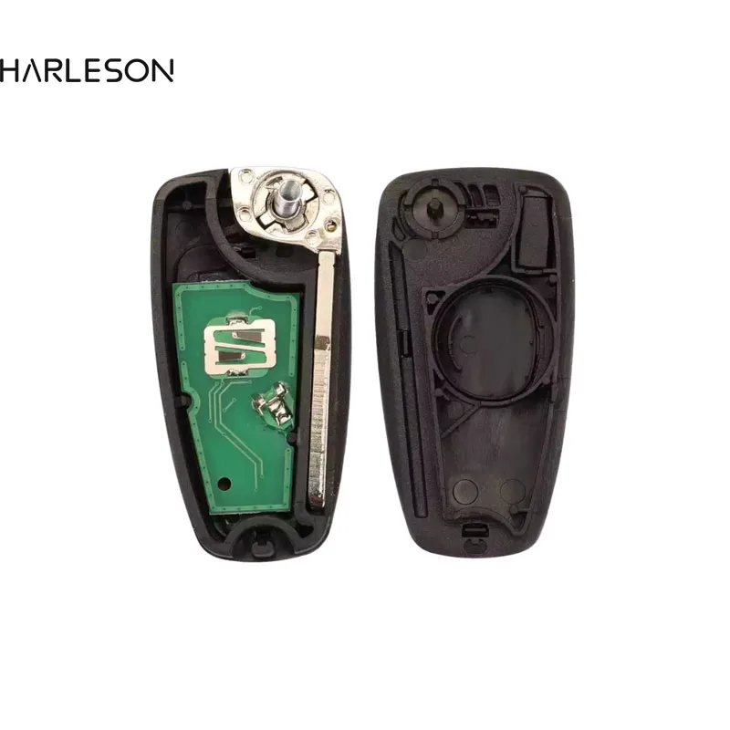 2ปุ่ม434Mhz 4D63 Remote Flip Key สำหรับ Ford Ranger C-Max Focus Grand C-Max mondeo 5WK50165 5WK50166 5WK50168 5WK50169