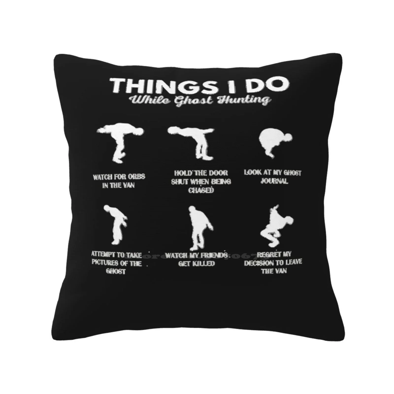 Phasmophobia Game Classic Home Sofa Car Cushion Cover Pillowcase Phasmophobia Game Classic