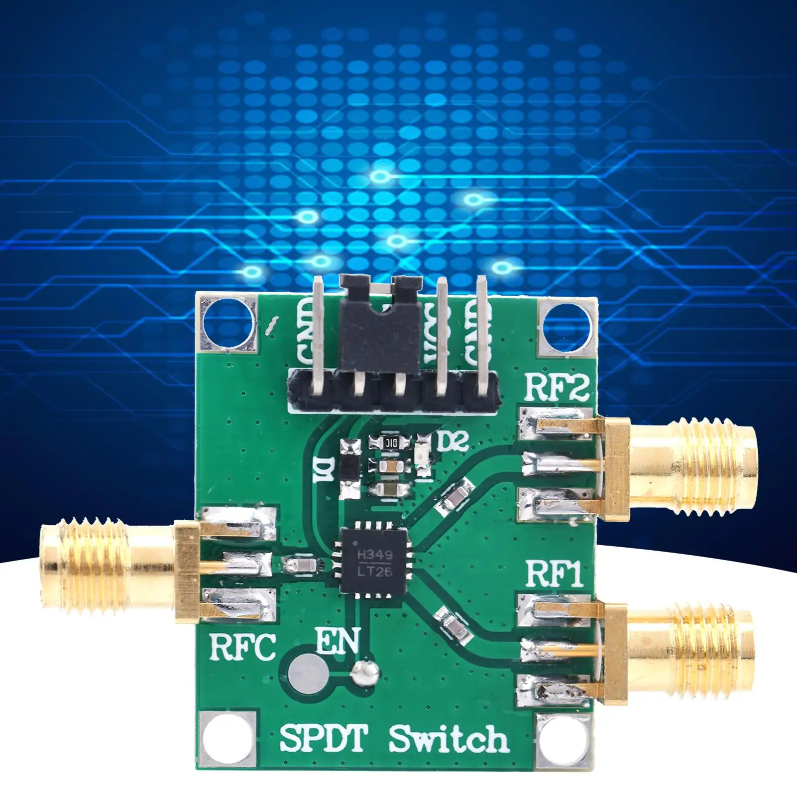 3-5V RF Switch Module SPDT Board 50Ohms SMA Interface