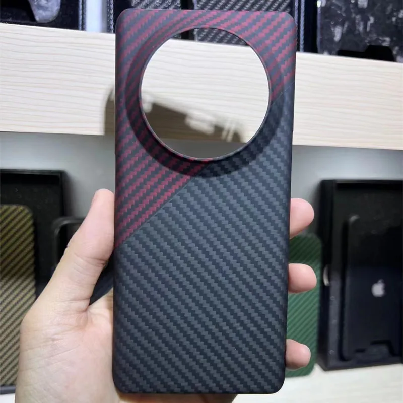 Carbon Fiber Case for OPPO Find X6 Pro /OPPO Find X6 Aramid Phone Case Ultra Thin Protective Case Business Fall Prevention Cover